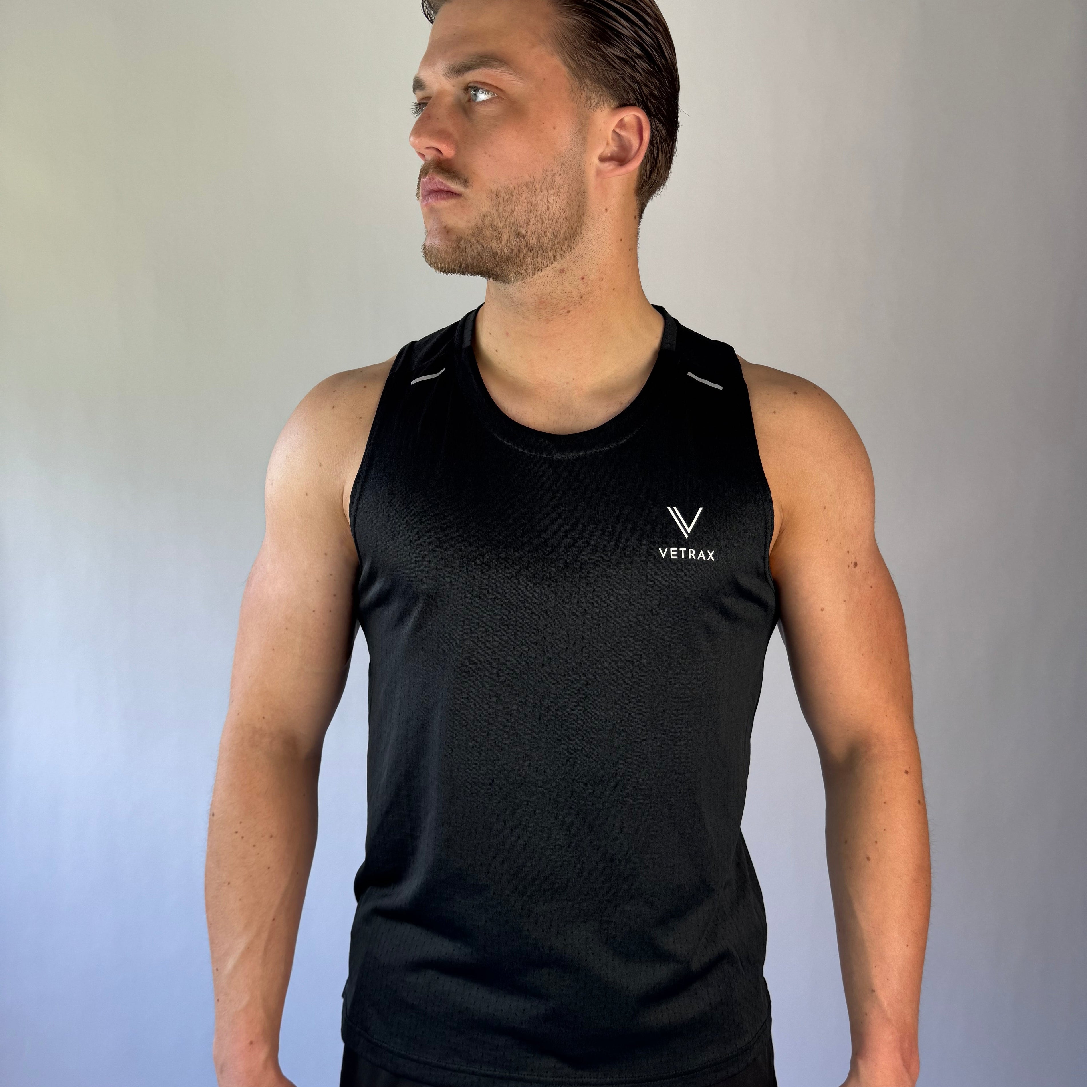 Sportieve tanktop V‑X Core van elastische stof