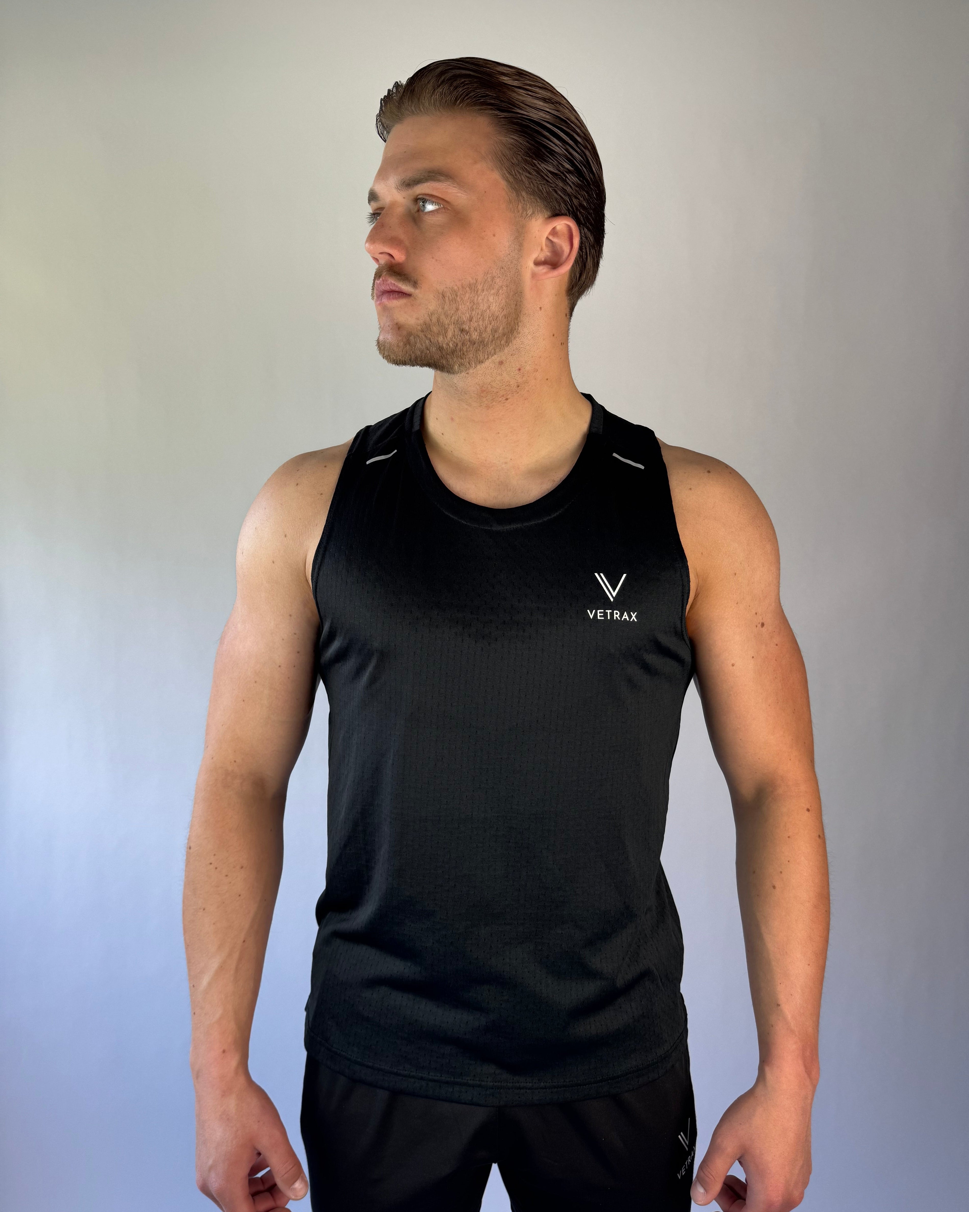 Sportieve tanktop V‑X Core van elastische stof