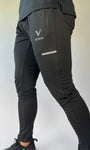 Zwarte sportbroek met elastische tailleband – FlexMotion
