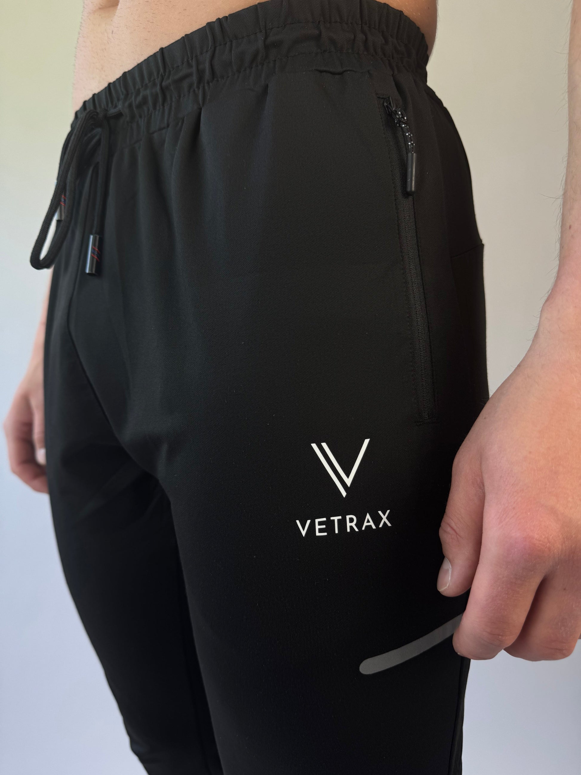 Trainingsbroek FlexMotion met ritszakken en stretchstof