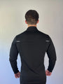 CoreZip trainingssweater zwart met halve rits voor heren