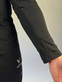 CoreZip trainingssweater zwart met halve rits voor heren
