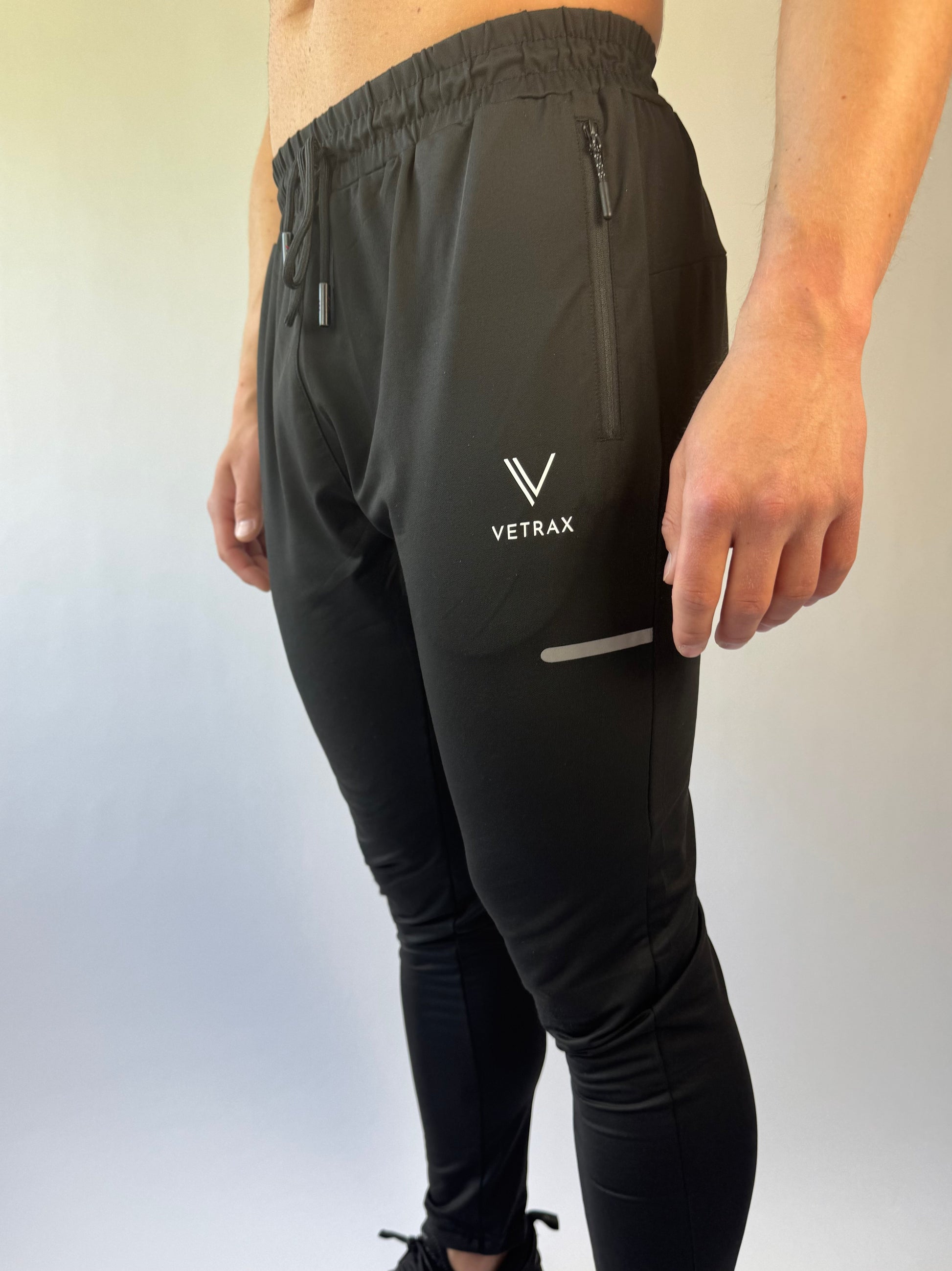 Trainingsbroek FlexMotion met ritszakken en stretchstof