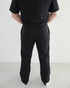 achterkant zwarte joggingbroek heren comfortabele fitness broek casual sportkleding